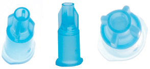 Пластиковые насадки-колпачки для медицинских шприцев. Пластиковая насадка на медицинский шприц